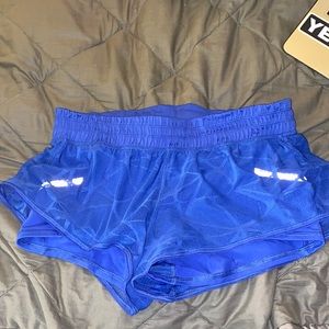 Blue size 8 lulu lemon shorts